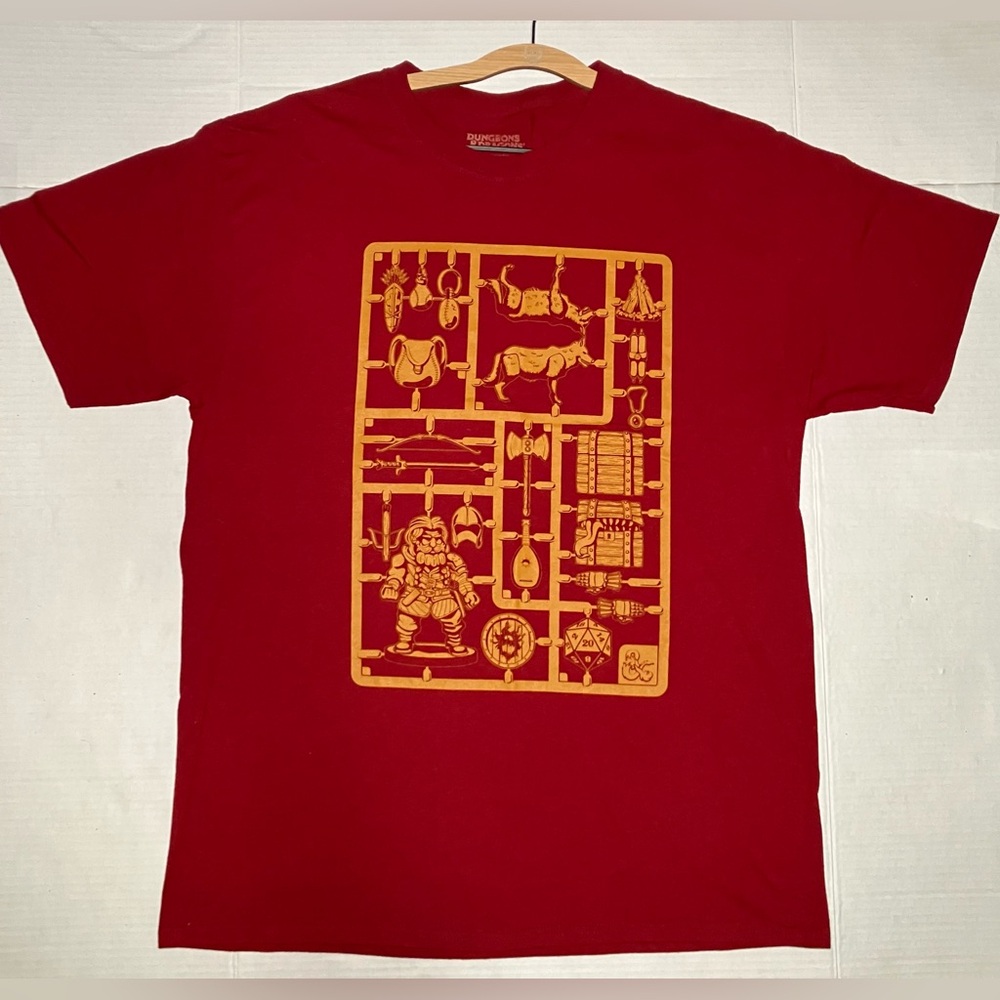 DUNGEONS AND DRAGONS T-SHIRT MENS SIZE LARGE EUC